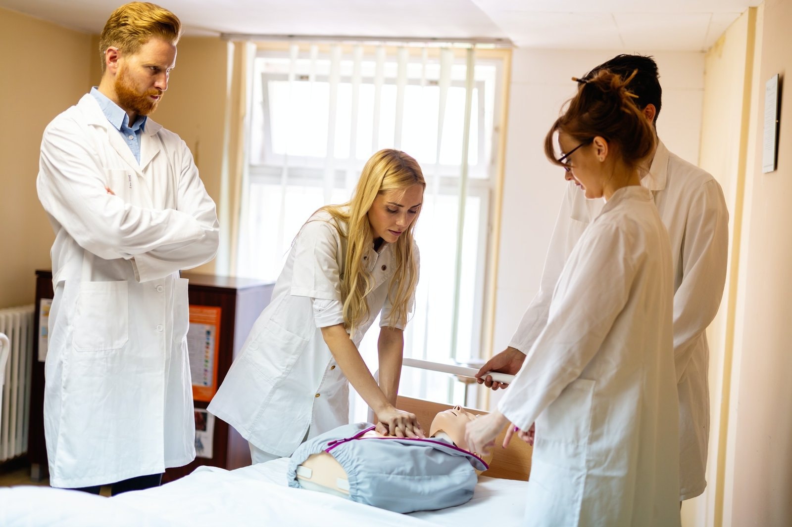 Representational image of nurses in practice room