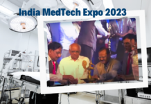 India MedTech Expo 2023 Marks Remarkable Progress in Healthcare Innovation Lamp Lighting During the India MedTech Expo 2023