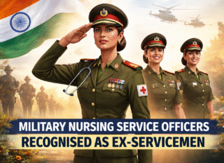 Military Nursing Service Officers Granted Ex-Servicemen Recognition Under Amended Rules